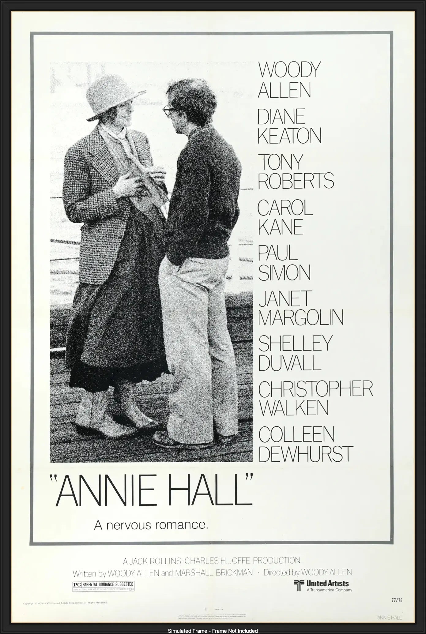 Annie Hall (1977) original movie poster for sale at Original Film Art