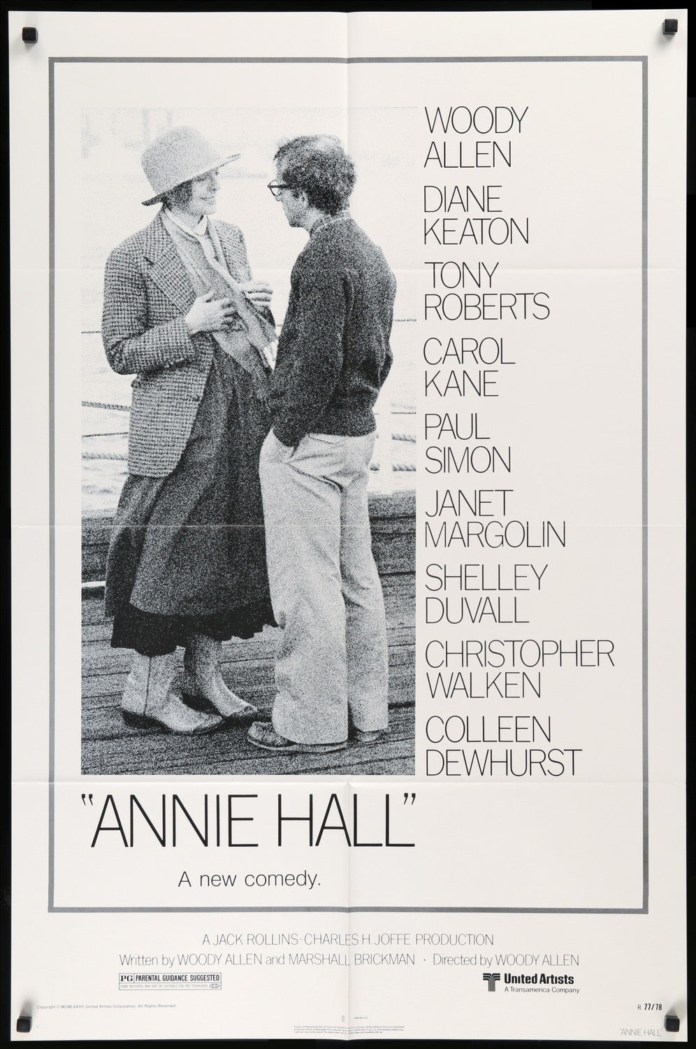 Annie Hall (1977) original movie poster for sale at Original Film Art