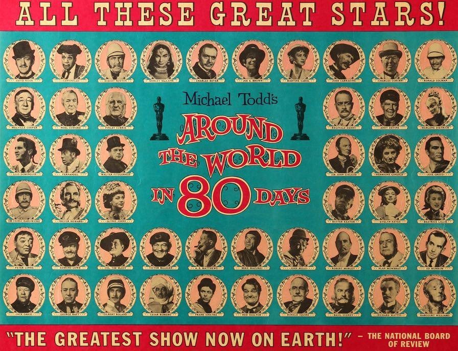 Around the World in Eighty Days (1956) original movie poster for sale at Original Film Art - Vintage Movie Posters