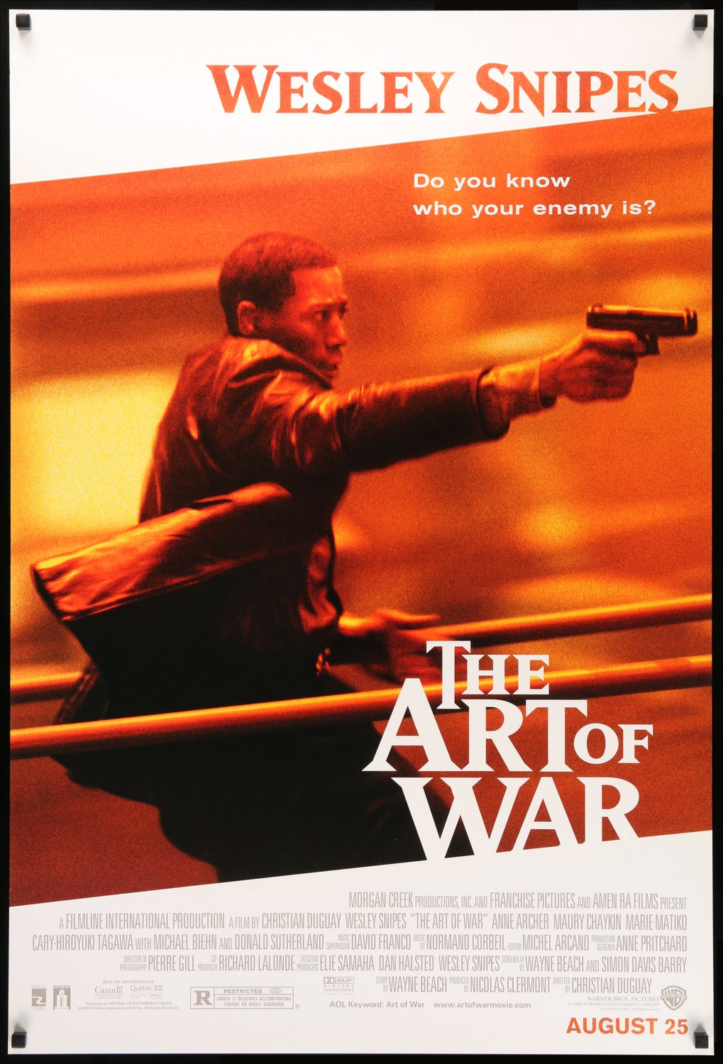 Art of War (2000) original movie poster for sale at Original Film Art