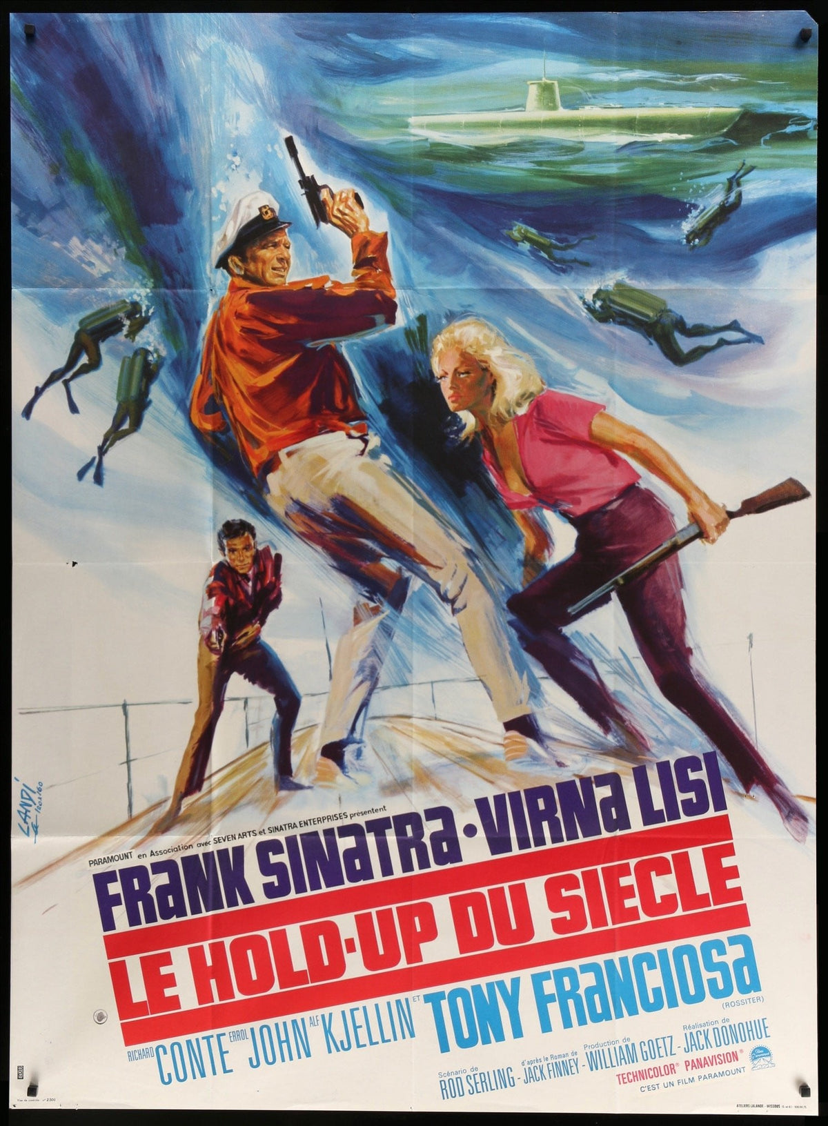 Assault on a Queen (1966) original movie poster for sale at Original Film Art