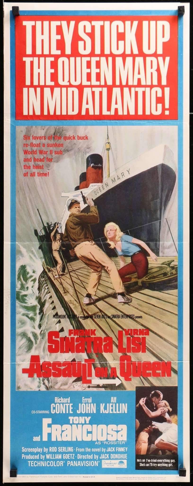 Assault on a Queen (1966) original movie poster for sale at Original Film Art