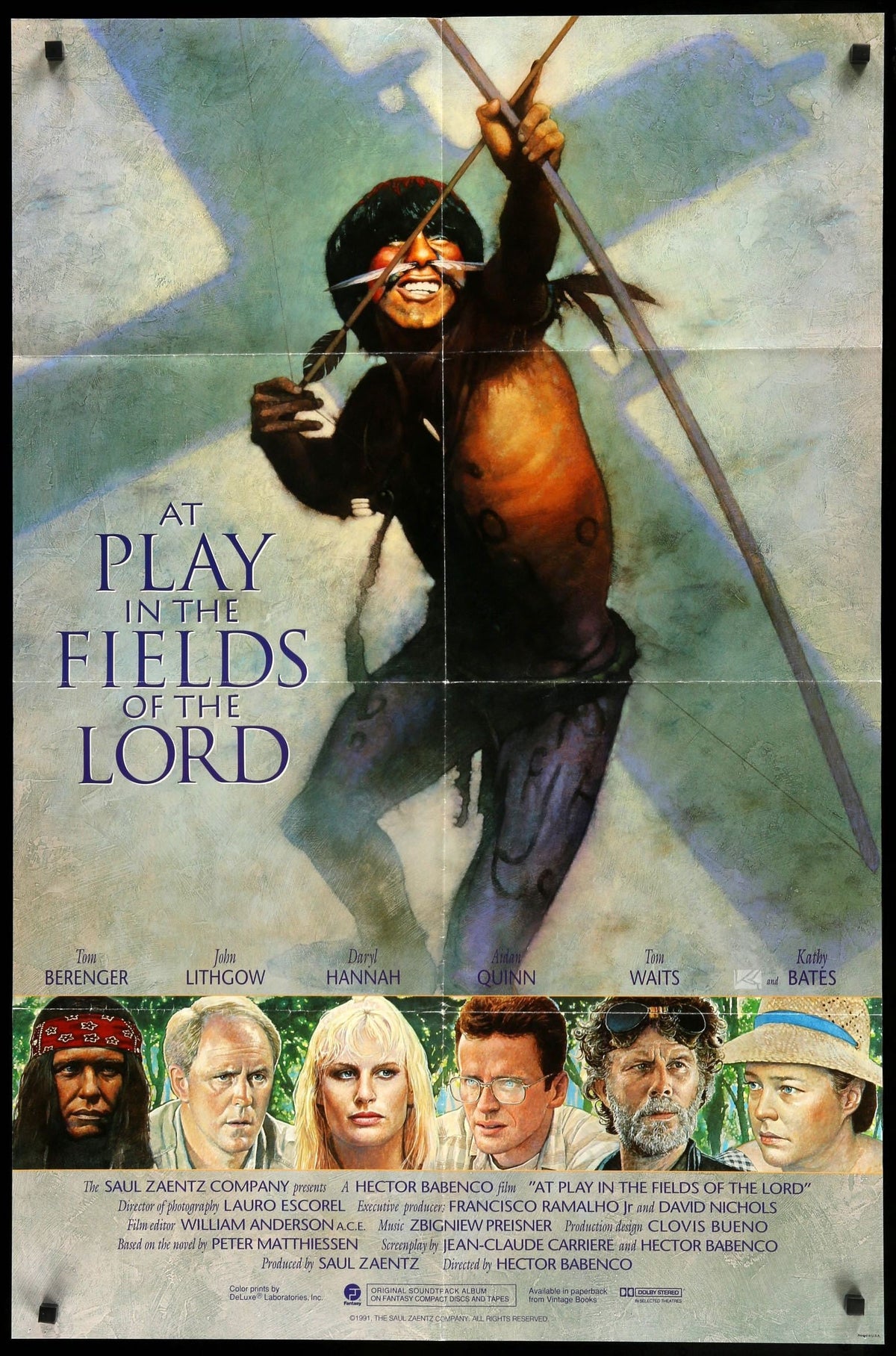 At Play in the Fields of the Lord (1991) original movie poster for sale at Original Film Art - Vintage Movie Posters