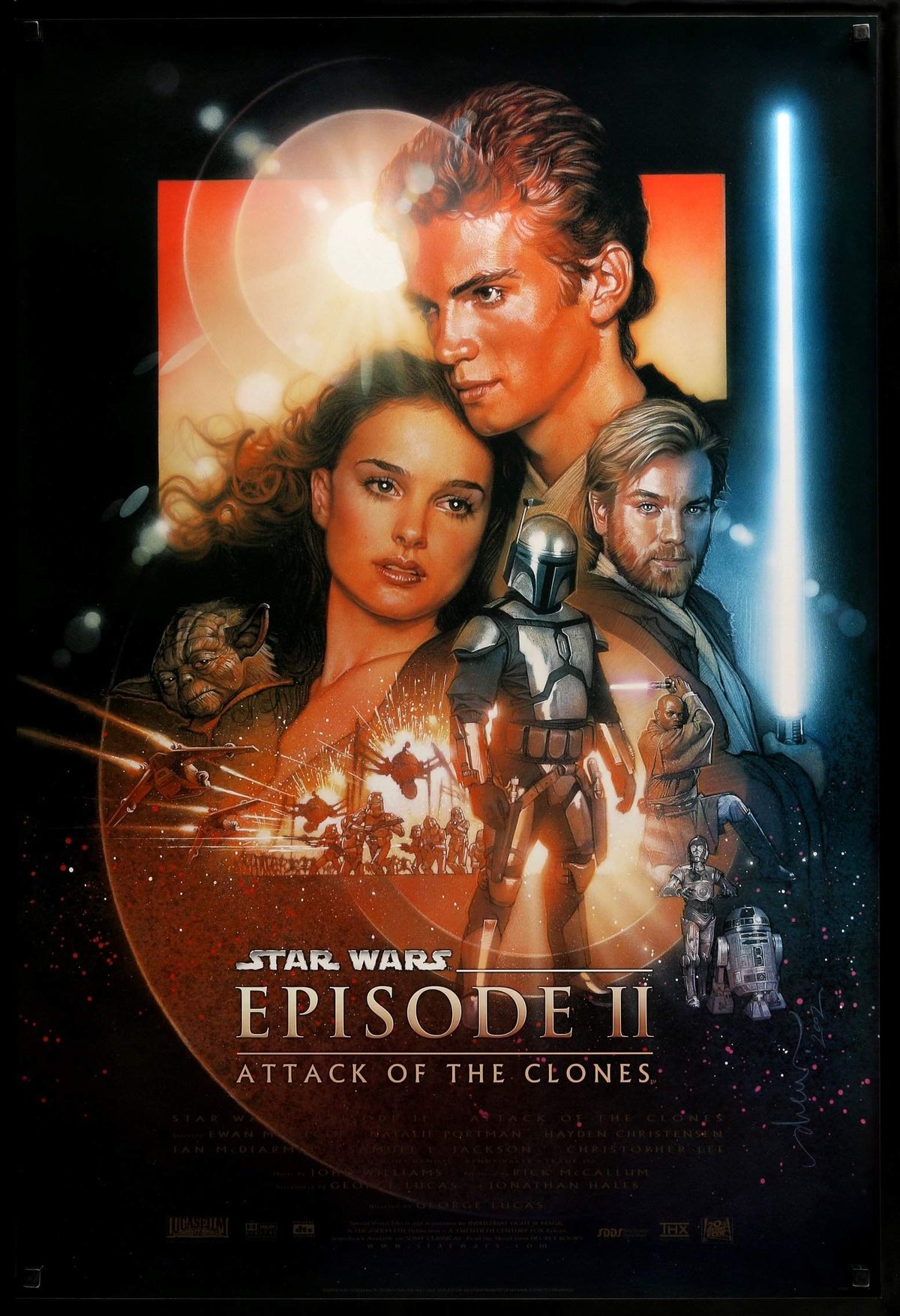 Star Wars: Episode II - Attack of the Clones (2002) original movie poster for sale at Original Film Art - Vintage Movie Posters