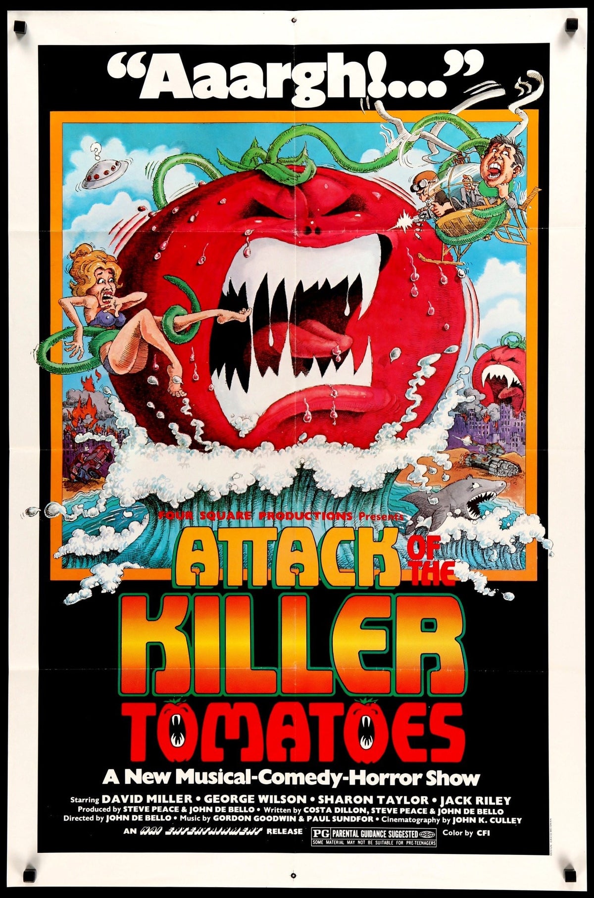 Attack of the Killer Tomatoes (1978) original movie poster for sale at Original Film Art