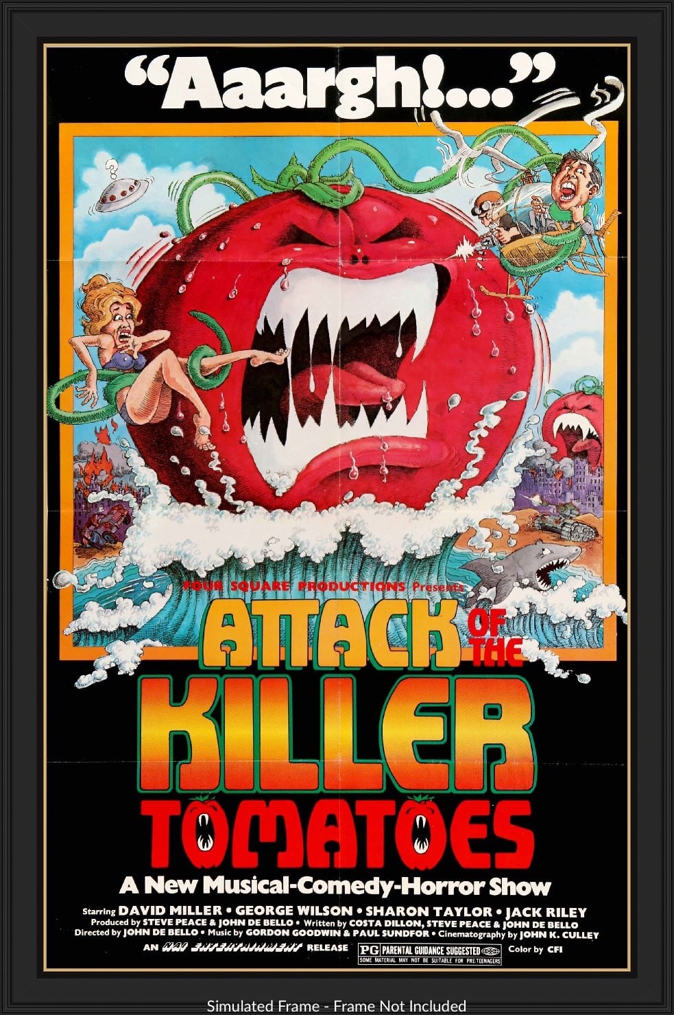Attack of the Killer Tomatoes (1978) original movie poster for sale at Original Film Art