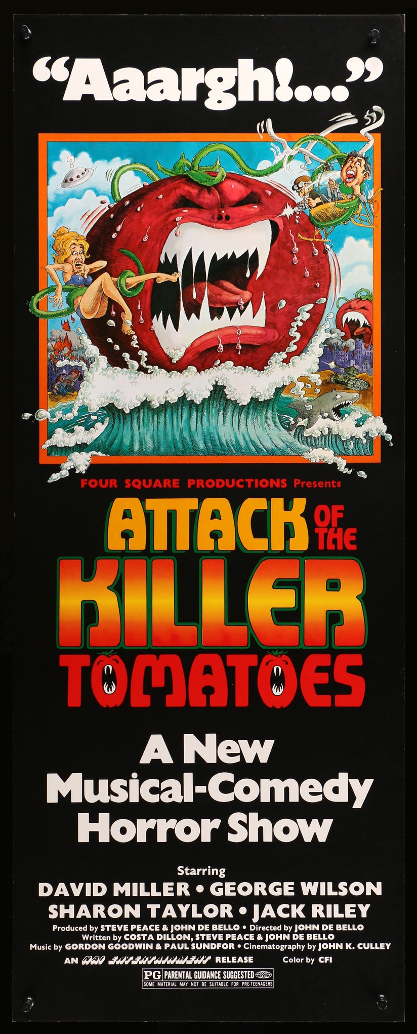 Attack of the Killer Tomatoes (1978) original movie poster for sale at Original Film Art