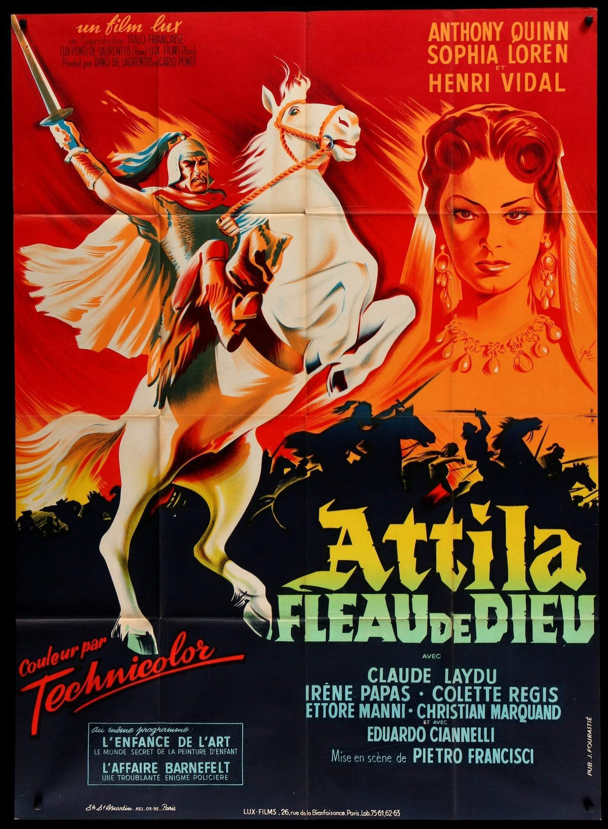 Attila (1954) original movie poster for sale at Original Film Art - Vintage Movie Posters