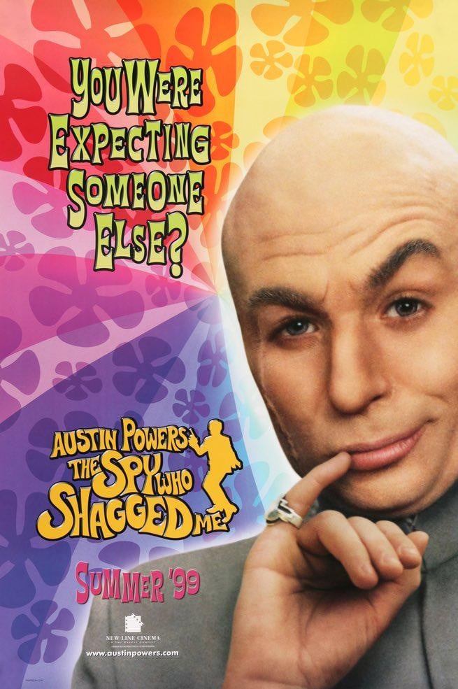 Austin Powers: The Spy Who Shagged Me (1999) original movie poster for sale at Original Film Art - Vintage Movie Posters