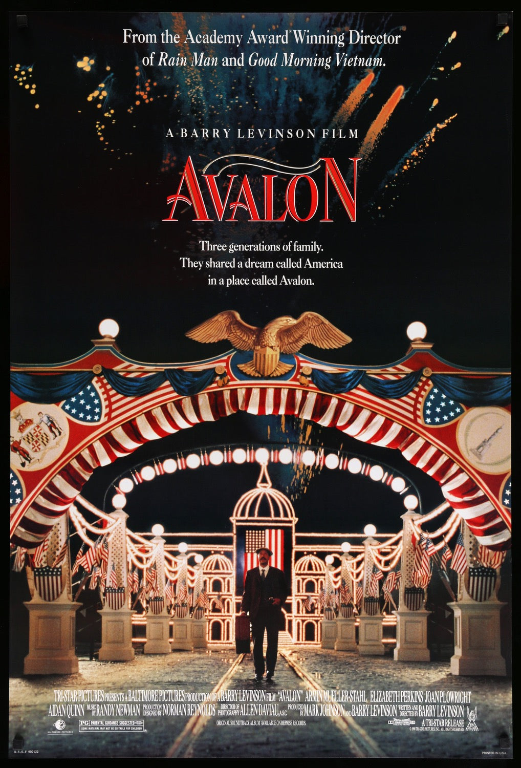 Avalon (1990) original movie poster for sale at Original Film Art