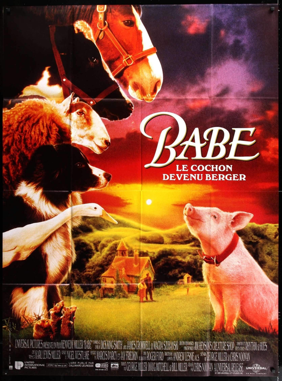 Babe (1995) original movie poster for sale at Original Film Art - Vintage Movie Posters