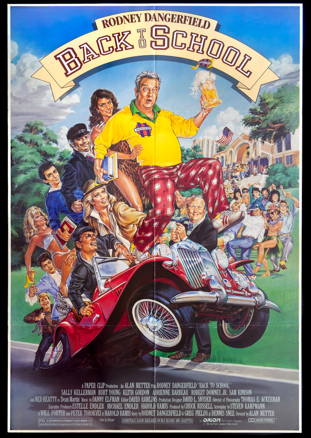 Back to School (1986) original movie poster for sale at Original Film Art - Vintage Movie Posters