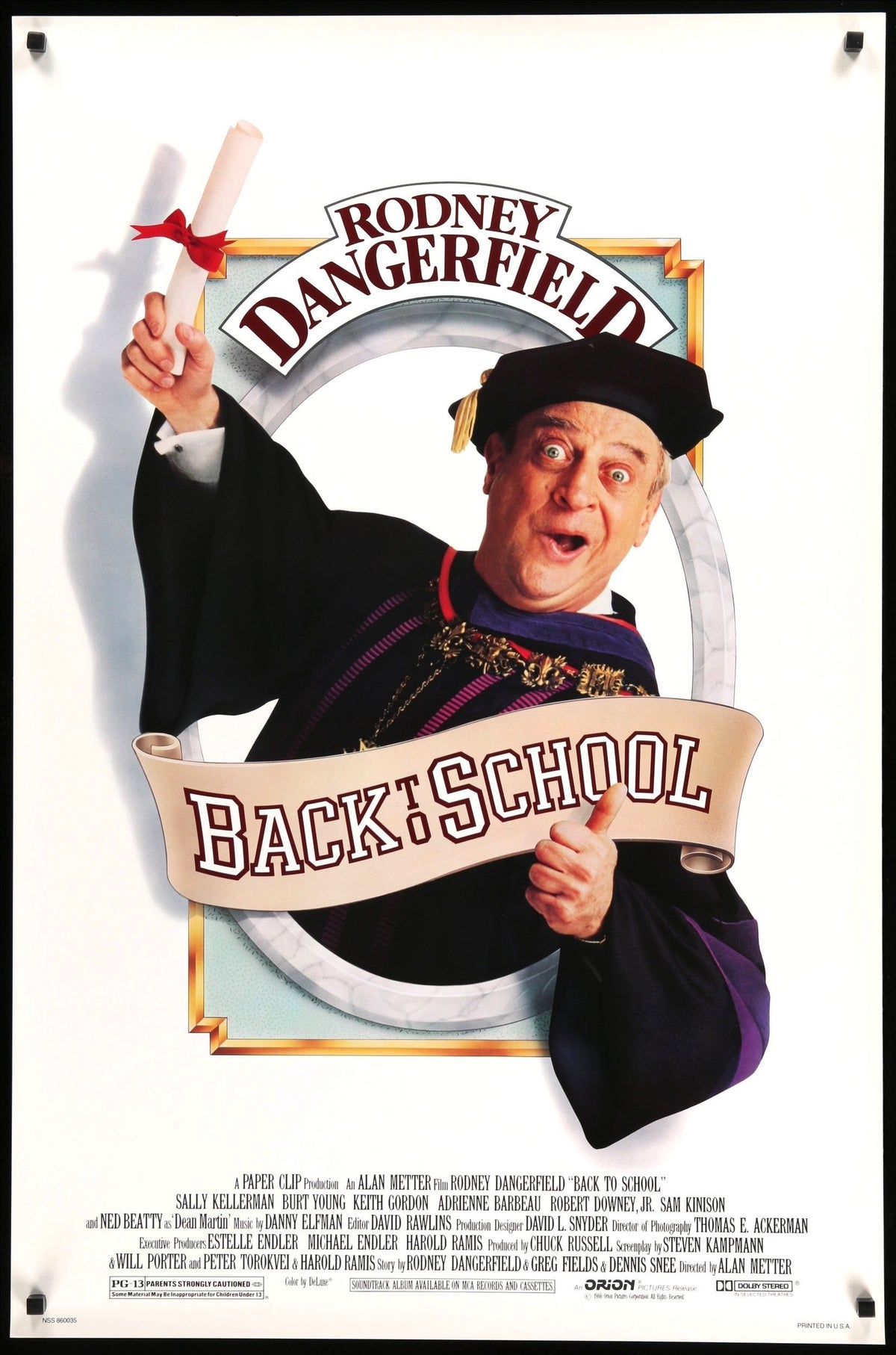 Back to School (1986) original movie poster for sale at Original Film Art - Vintage Movie Posters