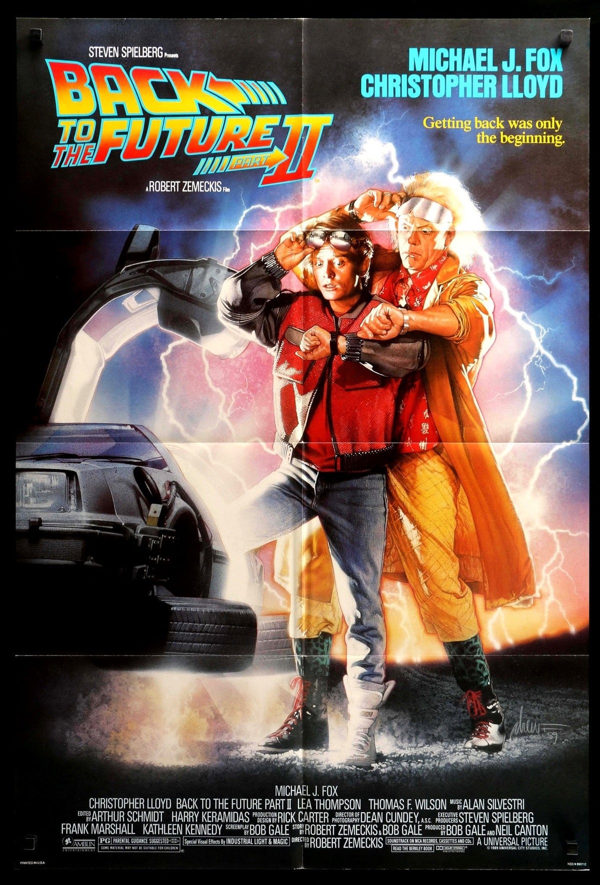 Back to the Future Part 2 (1989) original movie poster for sale at Original Film Art