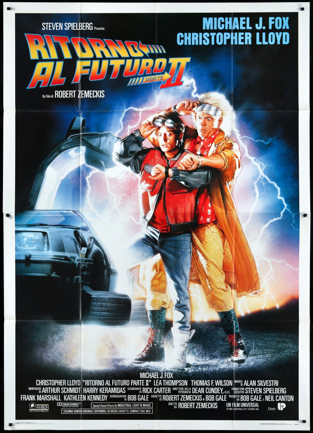 Back to the Future Part 2 (1989) original movie poster for sale at Original Film Art