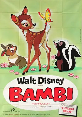 Bambi (1942) original movie poster for sale at Original Film Art