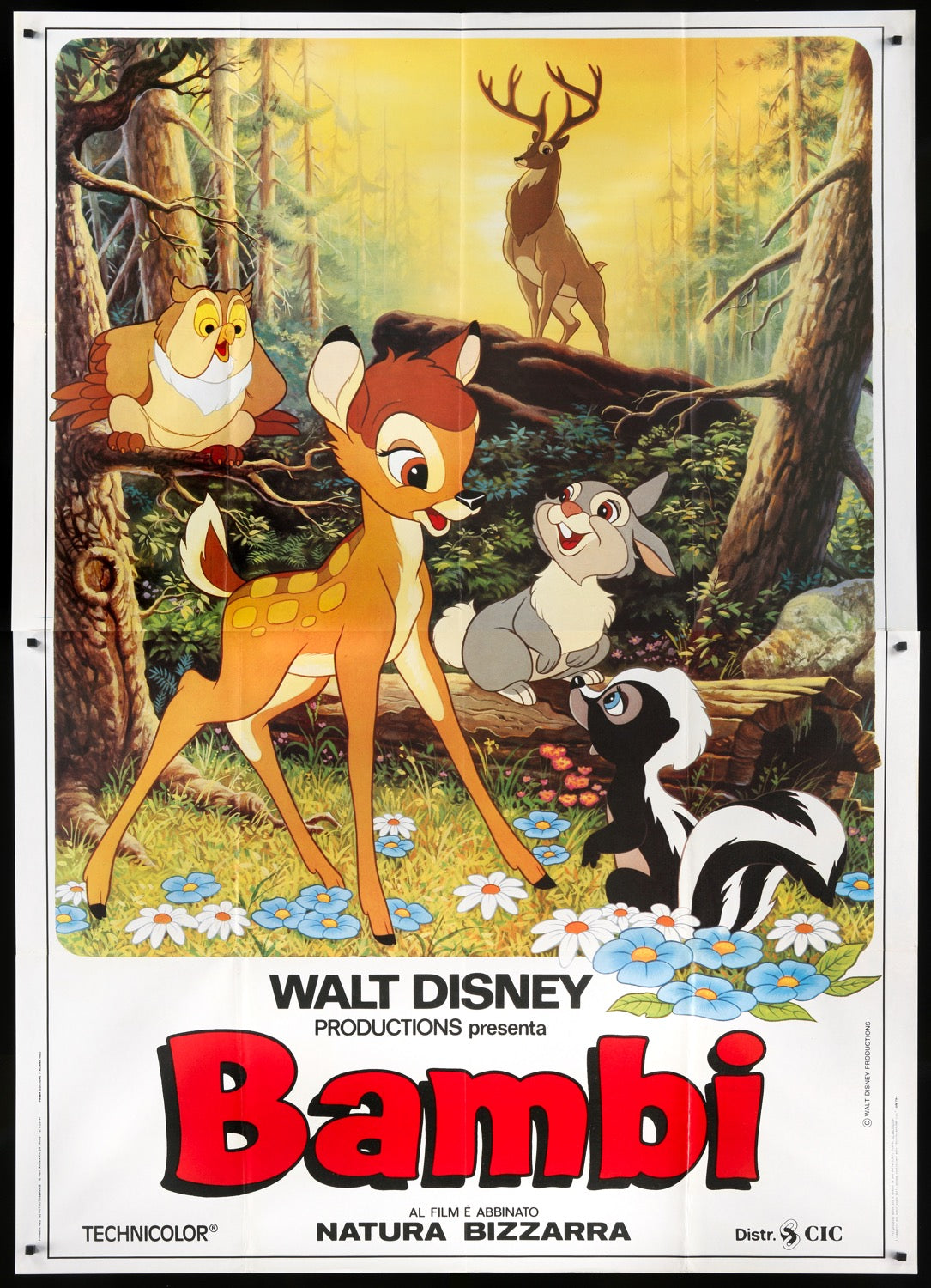 Bambi (1942) original movie poster for sale at Original Film Art