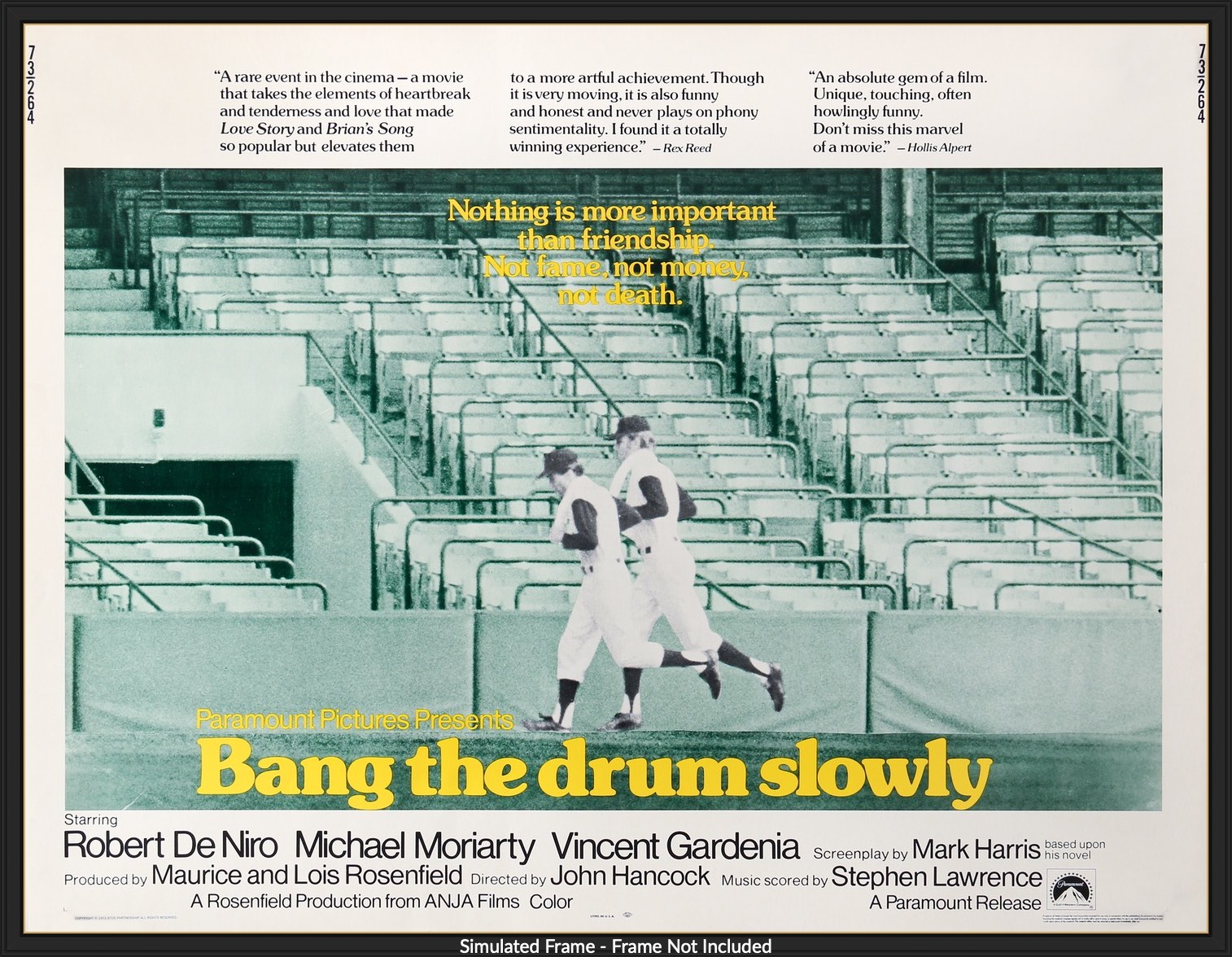 Bang the Drum Slowly (1973) original movie poster for sale at Original Film Art