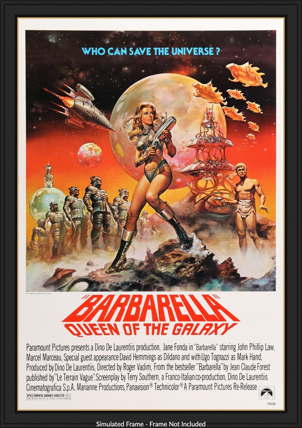 Barbarella (1968) original movie poster for sale at Original Film Art - Vintage Movie Posters