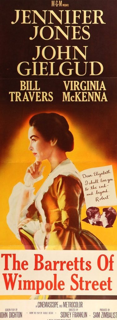 Barretts of Wimpole Street (1957) original movie poster for sale at Original Film Art