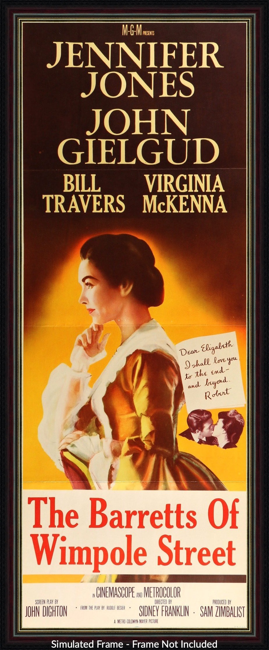 Barretts of Wimpole Street (1957) original movie poster for sale at Original Film Art - Vintage Movie Posters