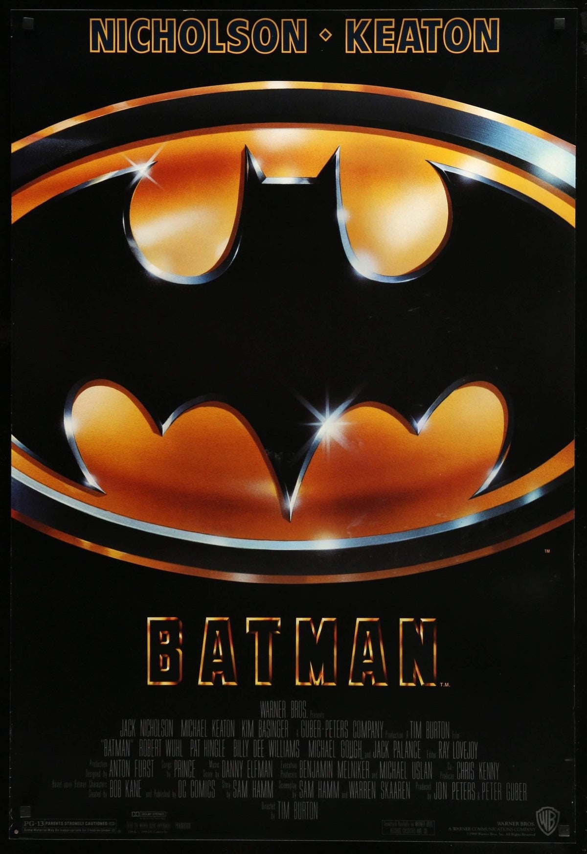 Batman (1989) original movie poster for sale at Original Film Art