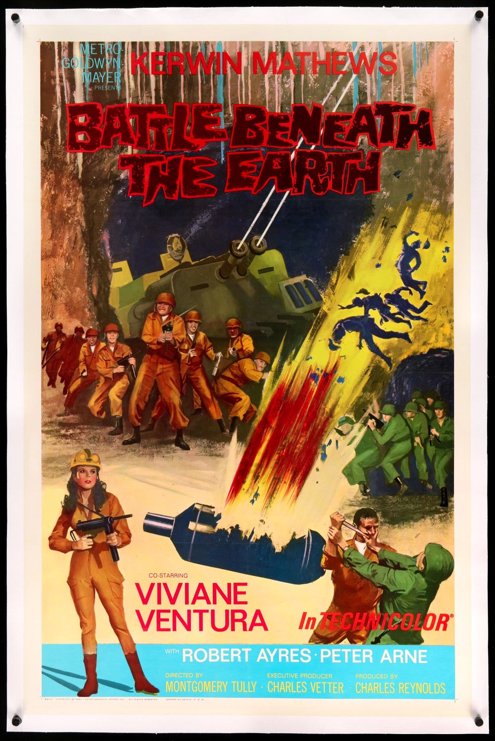 Battle Beneath the Earth (1967) original movie poster for sale at Original Film Art