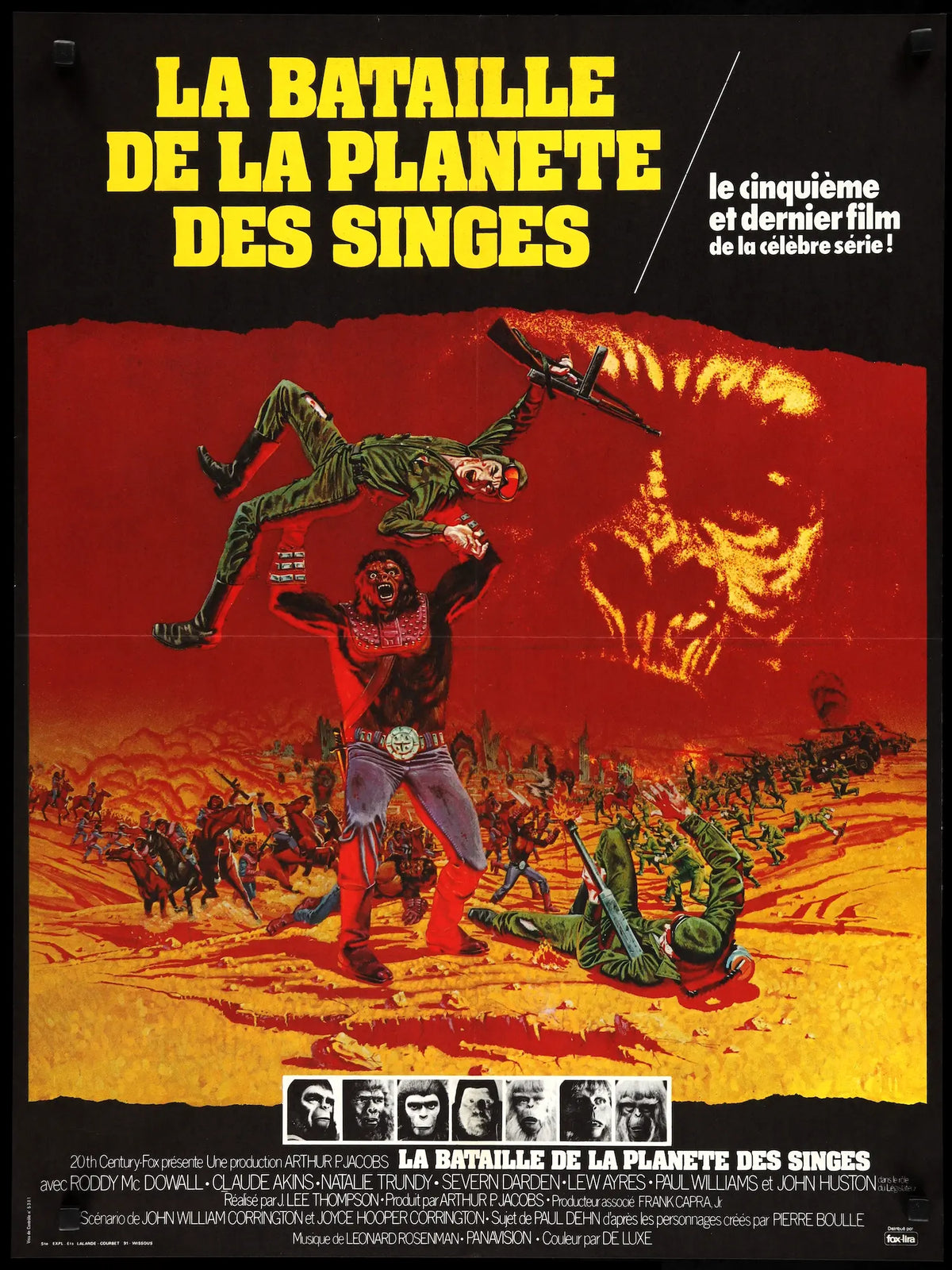 Battle For the Planet of the Apes (1973) original movie poster for sale at Original Film Art