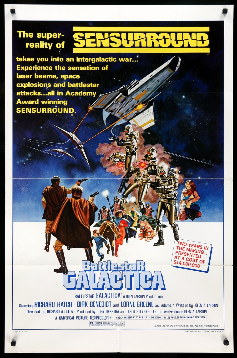 Battlestar Galactica (1978) original movie poster for sale at Original Film Art - Vintage Movie Posters
