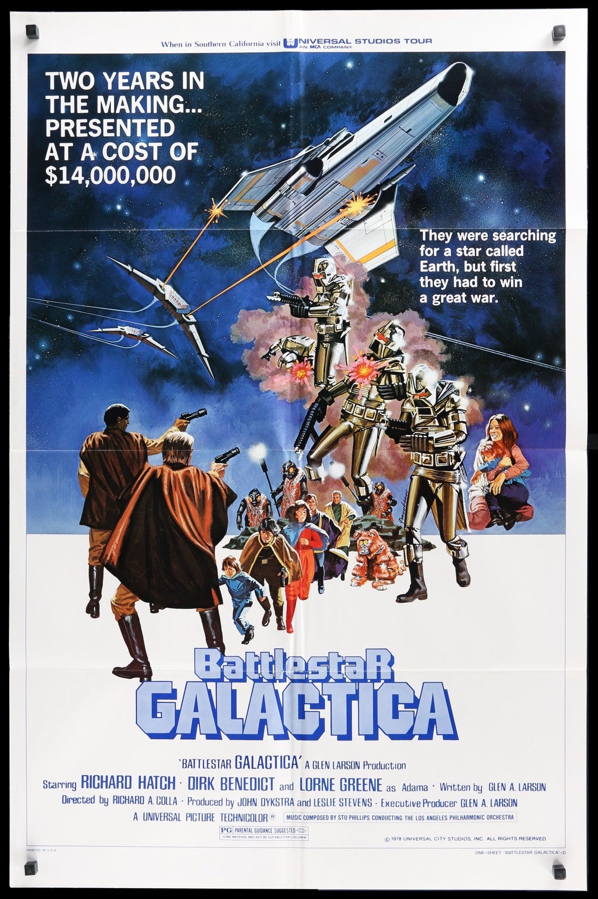 Battlestar Galactica (1978) original movie poster for sale at Original Film Art - Vintage Movie Posters