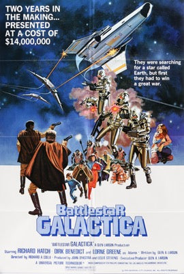Battlestar Galactica (1978) original movie poster for sale at Original Film Art - Vintage Movie Posters