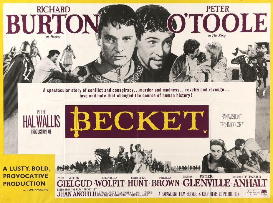 Becket (1964) original movie poster for sale at Original Film Art