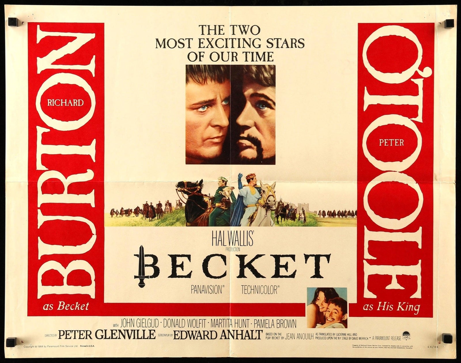 Becket (1964) original movie poster for sale at Original Film Art - Vintage Movie Posters