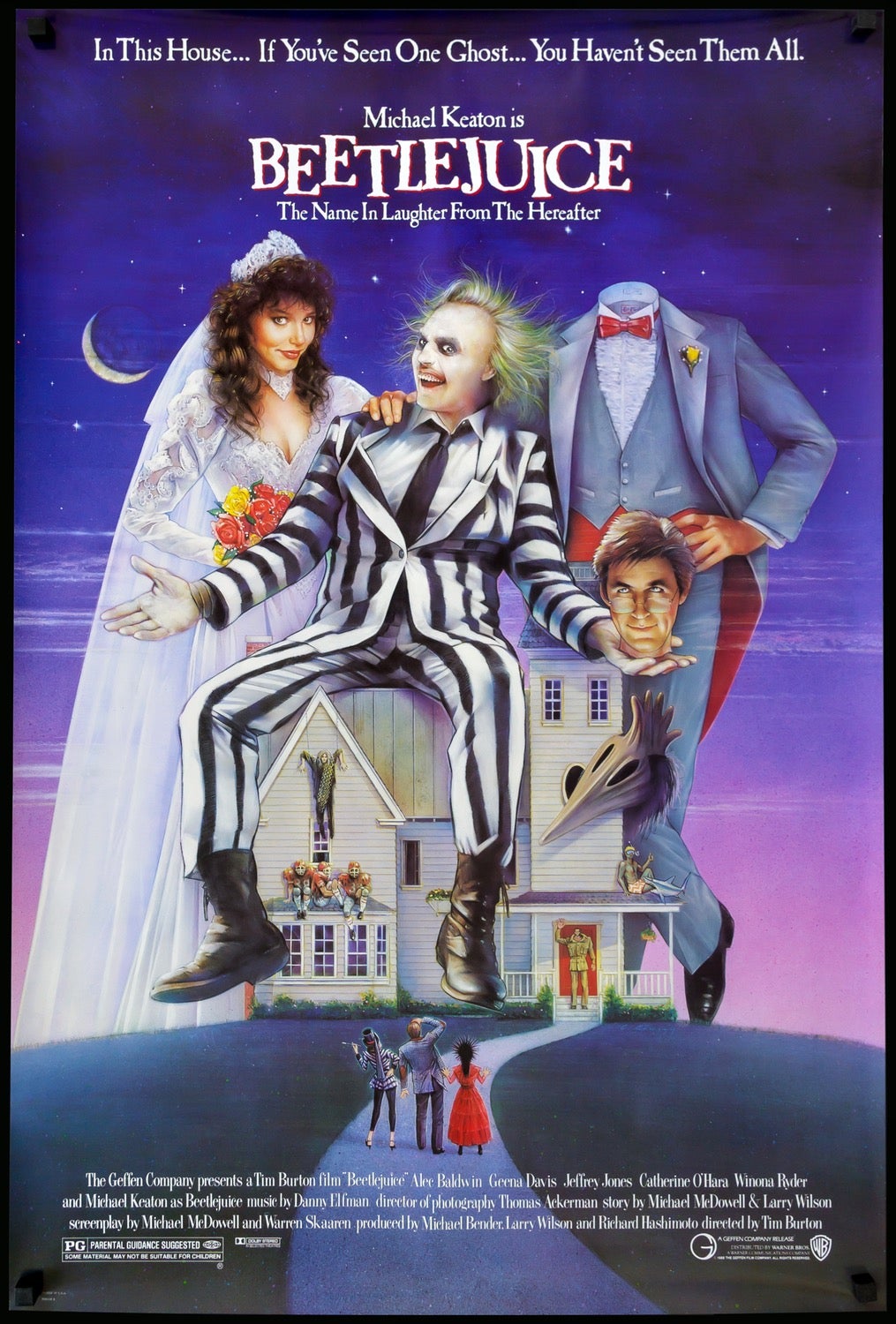 Beetlejuice (1988) original movie poster for sale at Original Film Art - Vintage Movie Posters