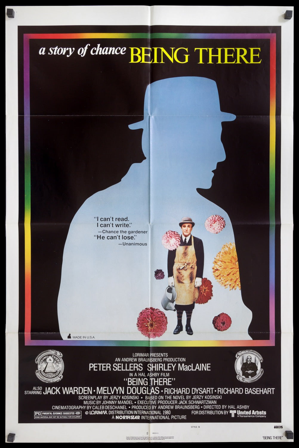 Being There (1979) original movie poster for sale at Original Film Art - Vintage Movie Posters