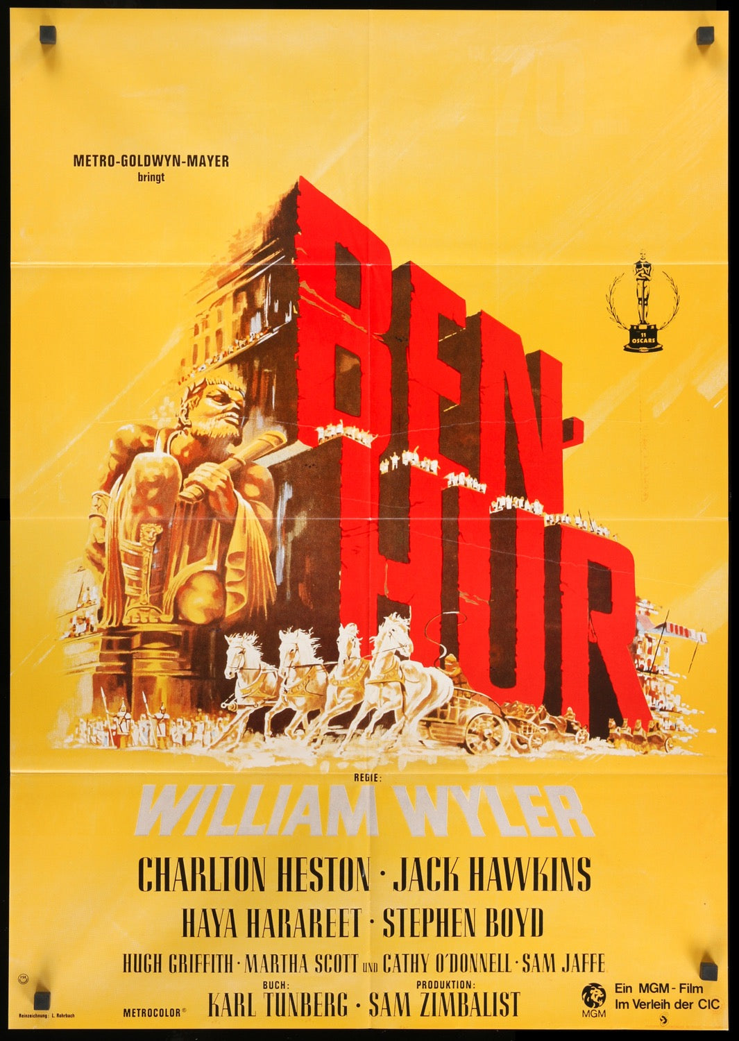 Ben Hur (1959) original movie poster for sale at Original Film Art - Vintage Movie Posters