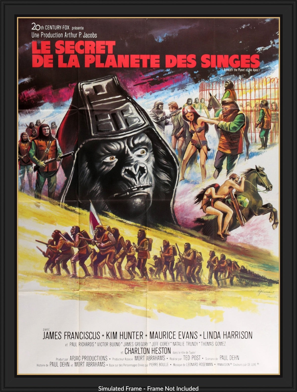 Beneath the Planet of the Apes (1970) original movie poster for sale at Original Film Art - Vintage Movie Posters