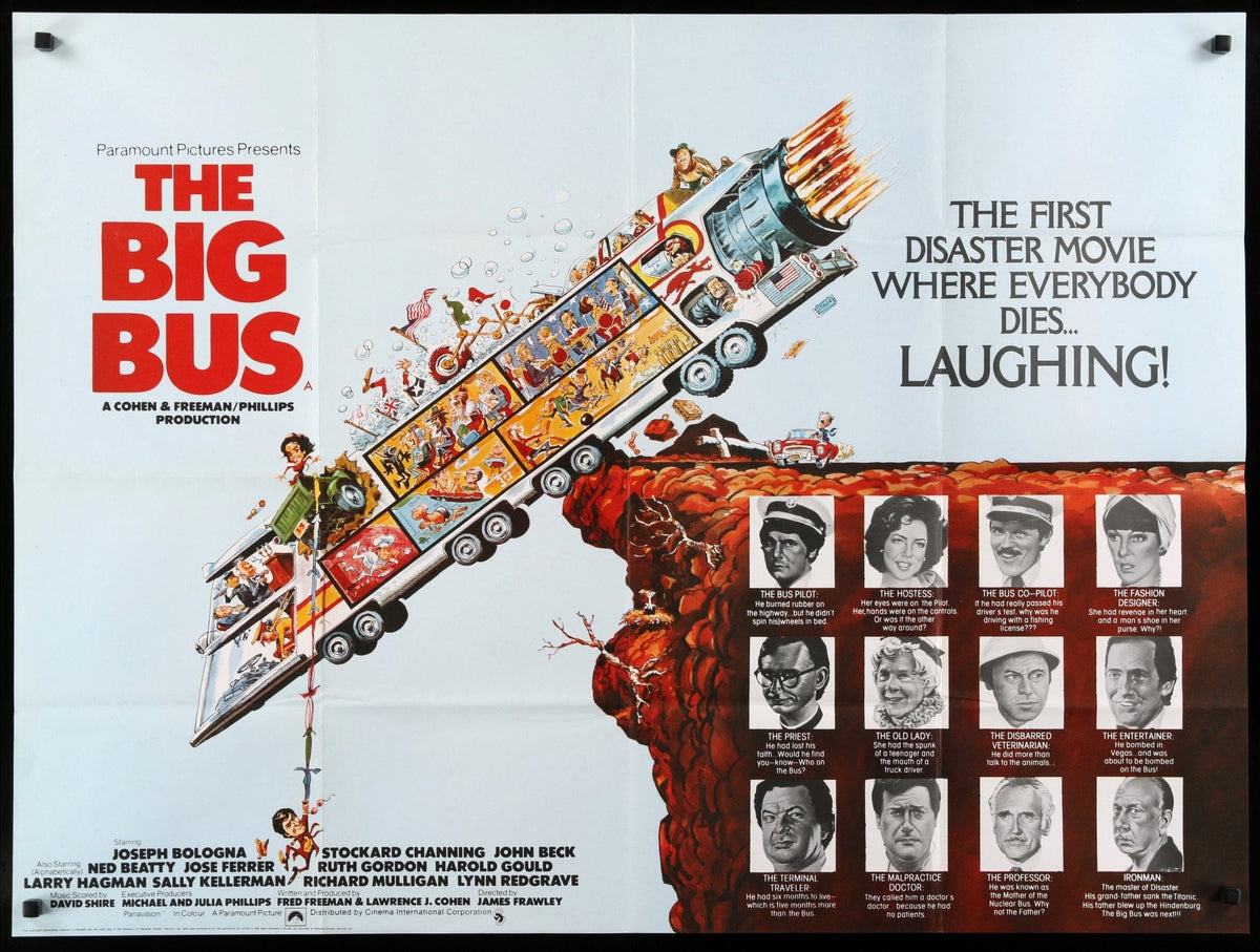 Big Bus (1976) original movie poster for sale at Original Film Art - Vintage Movie Posters