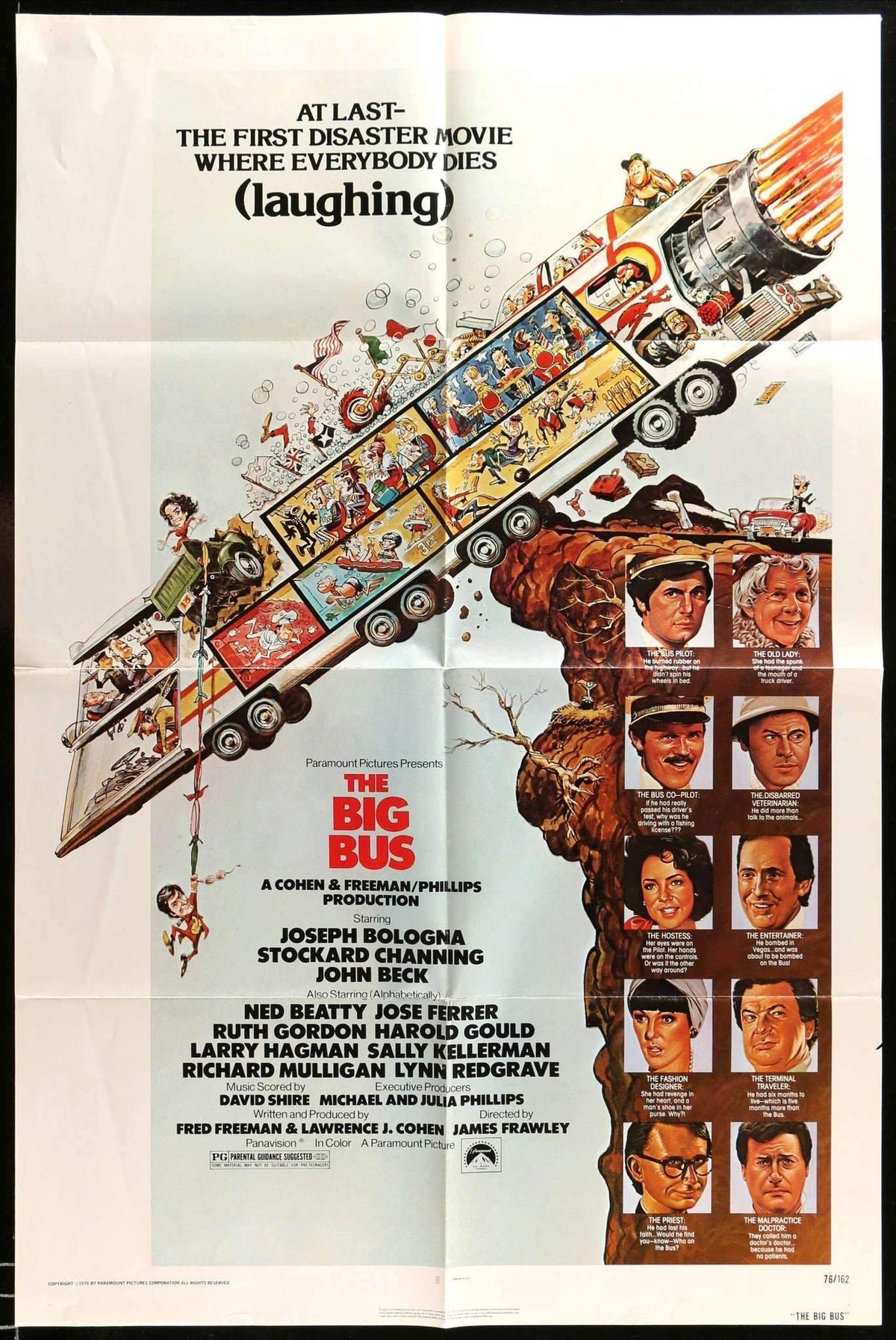 Big Bus (1976) original movie poster for sale at Original Film Art - Vintage Movie Posters