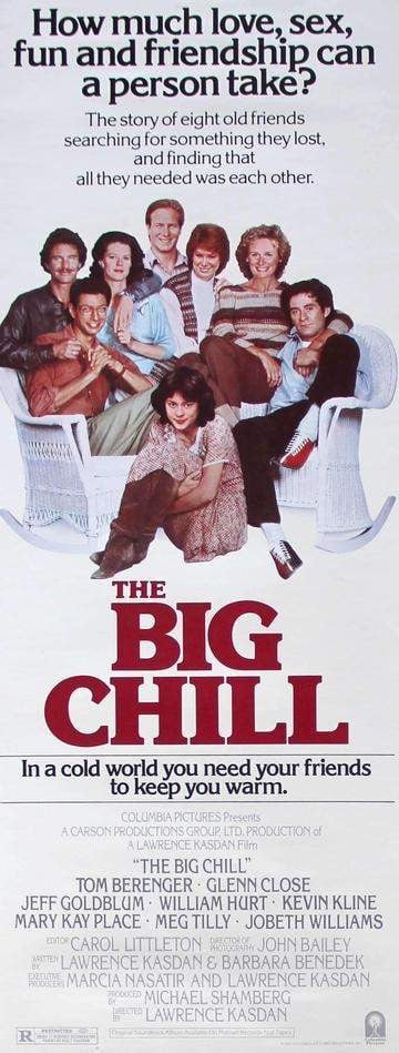 Big Chill (1983) original movie poster for sale at Original Film Art - Vintage Movie Posters