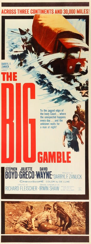Big Gamble (1961) original movie poster for sale at Original Film Art - Vintage Movie Posters