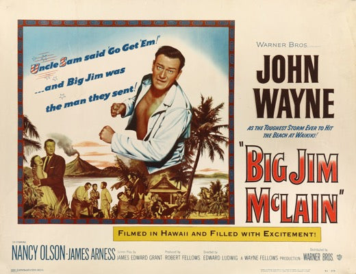 Big Jim McLain (1952) original movie poster for sale at Original Film Art - Vintage Movie Posters