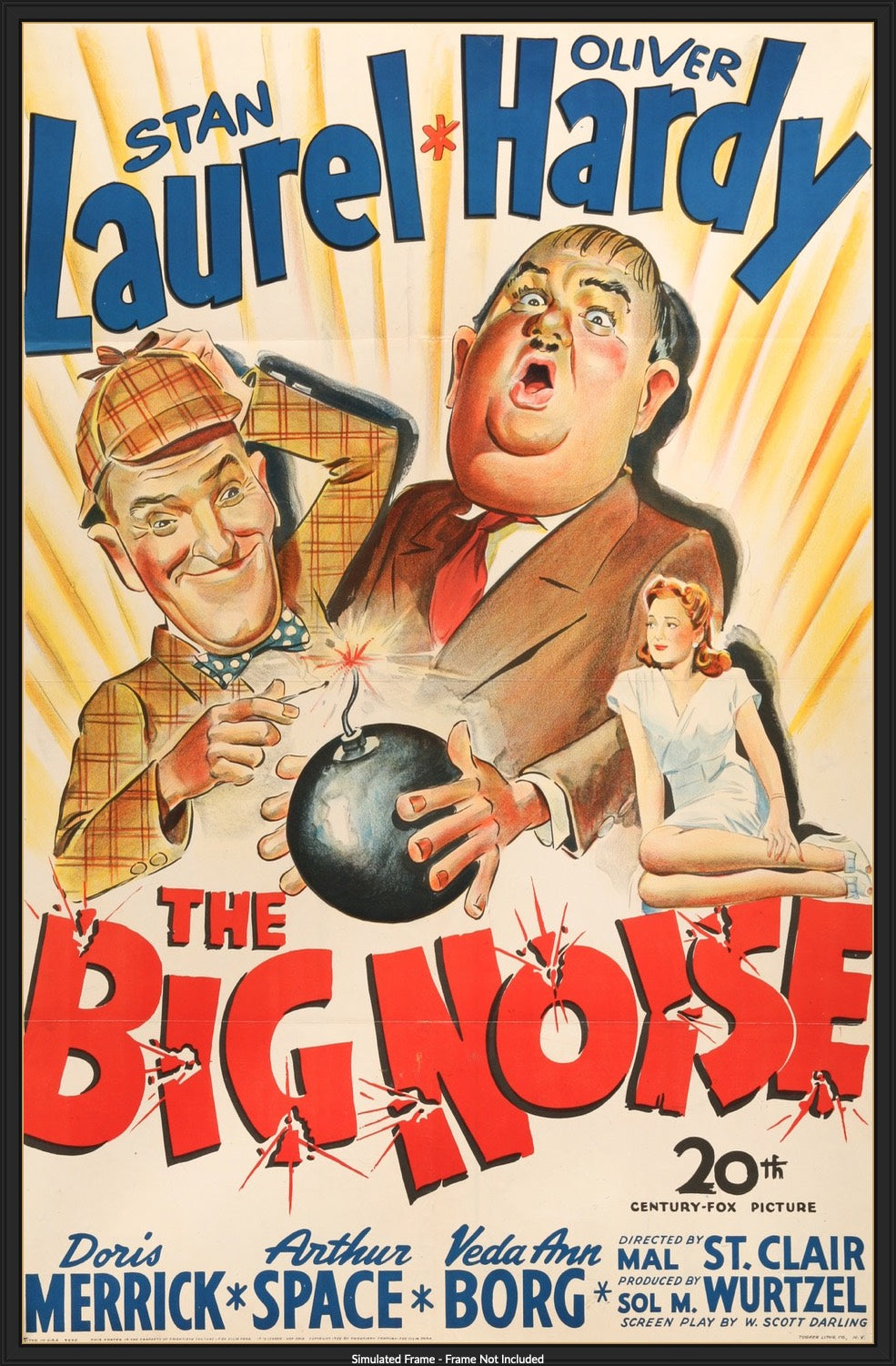 Big Noise (1944) original movie poster for sale at Original Film Art - Vintage Movie Posters