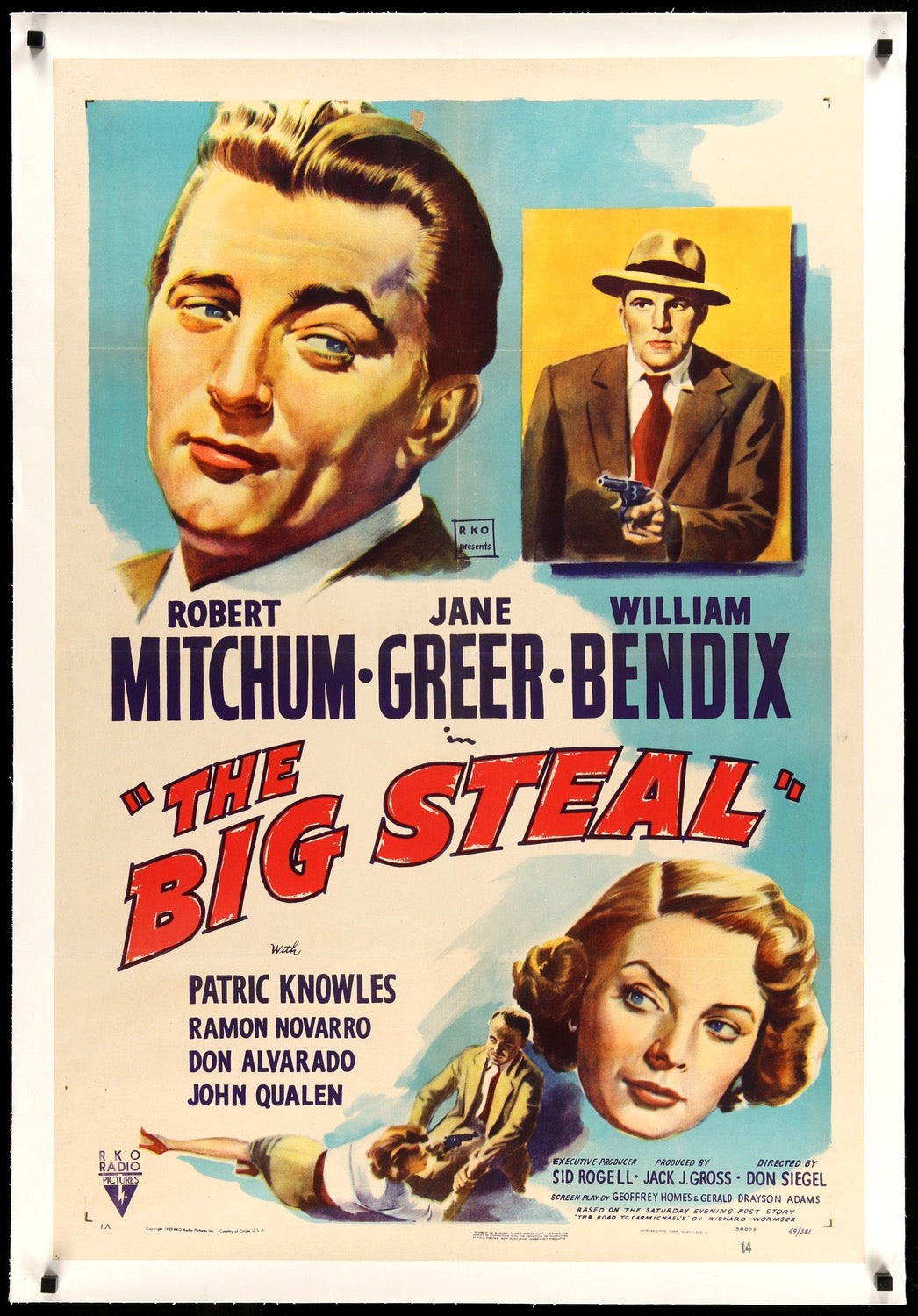 Big Steal (1949) original movie poster for sale at Original Film Art - Vintage Movie Posters