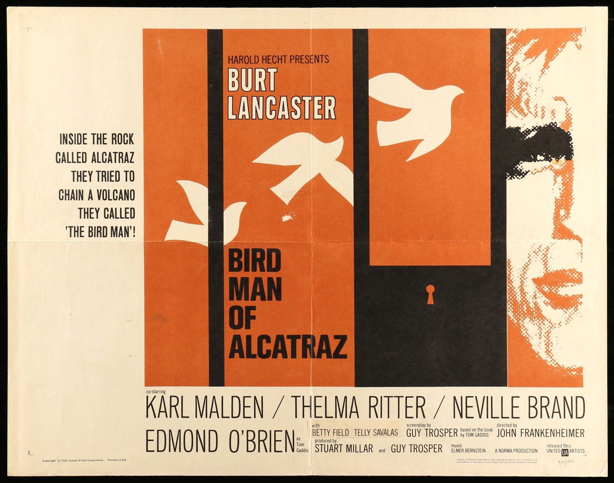 Birdman of Alcatraz (1962) original movie poster for sale at Original Film Art