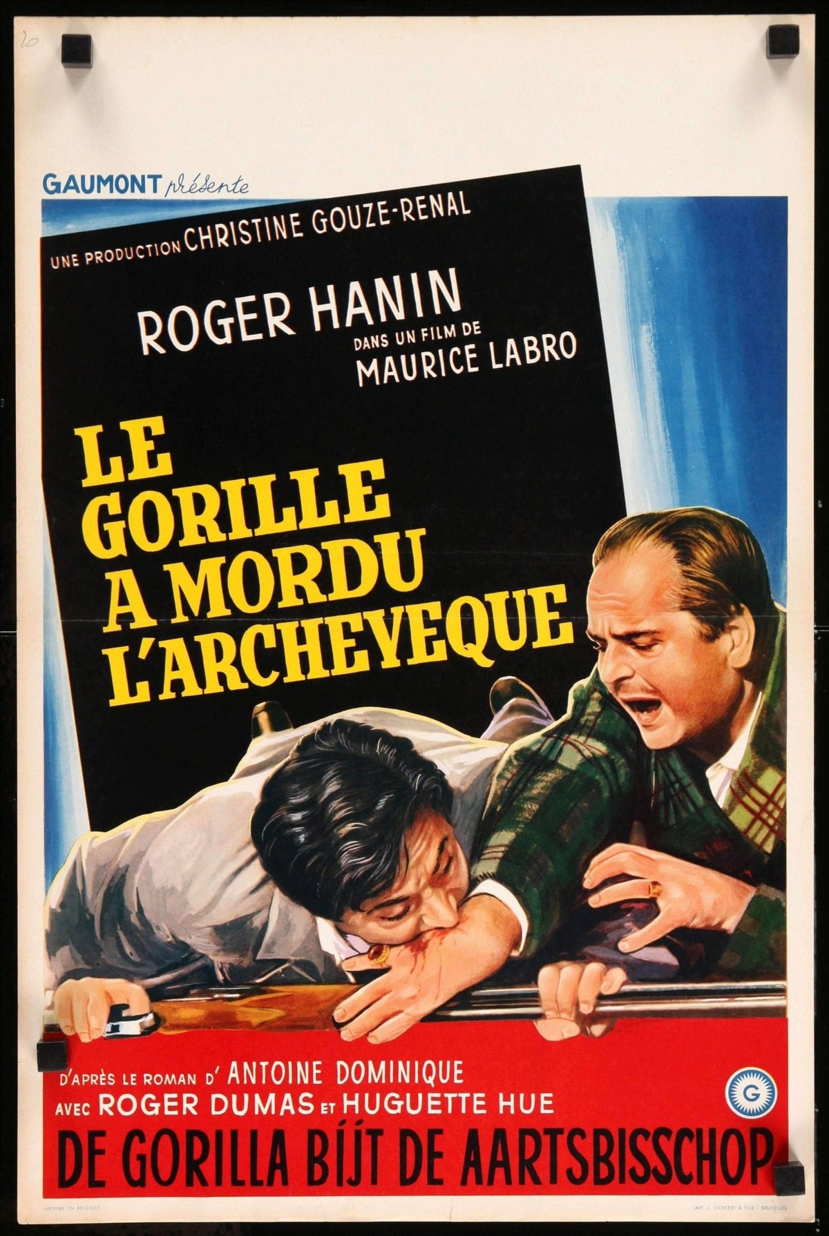 Bite of the Gorilla (1962) original movie poster for sale at Original Film Art - Vintage Movie Posters