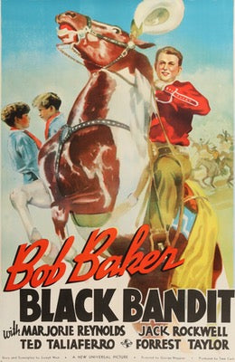 Black Bandit (1938) original movie poster for sale at Original Film Art - Vintage Movie Posters