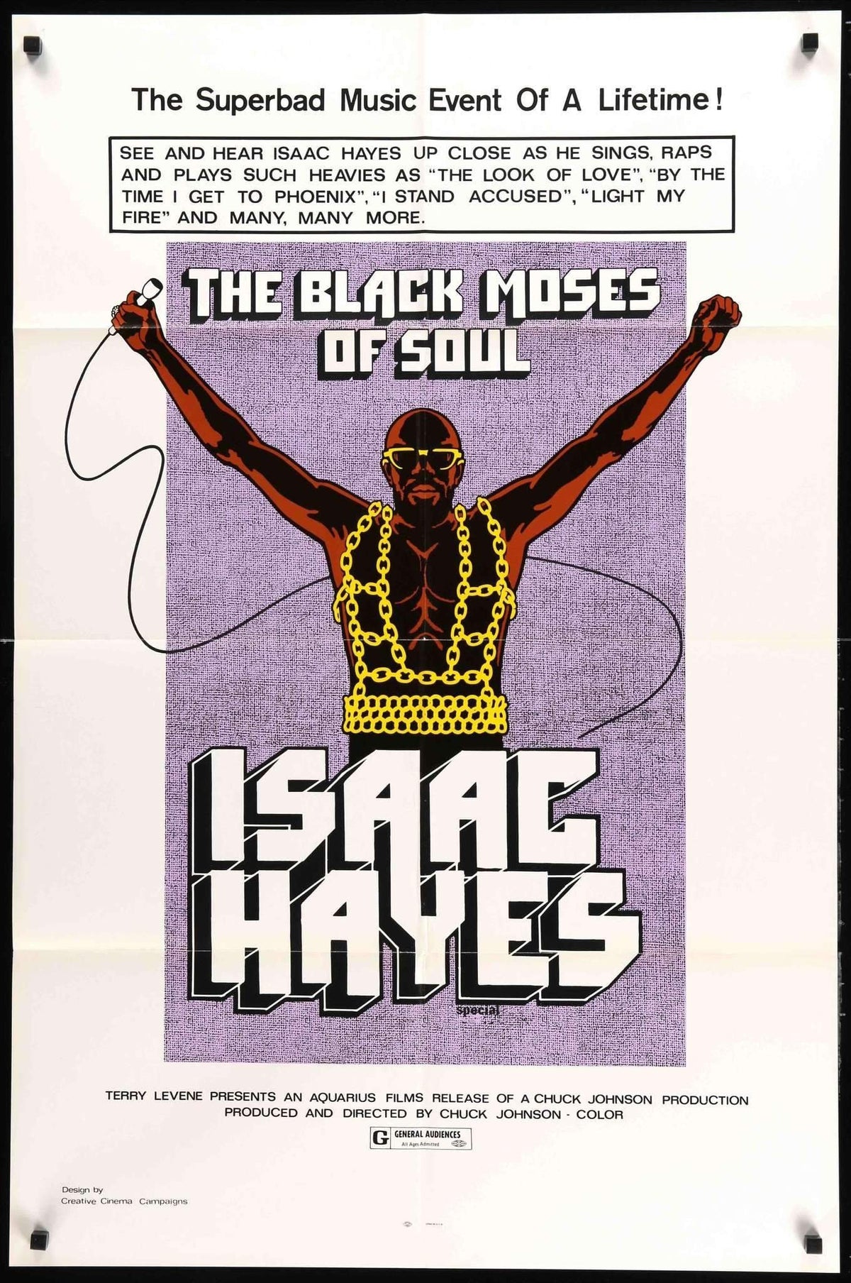 Black Moses of Soul (1973) original movie poster for sale at Original Film Art