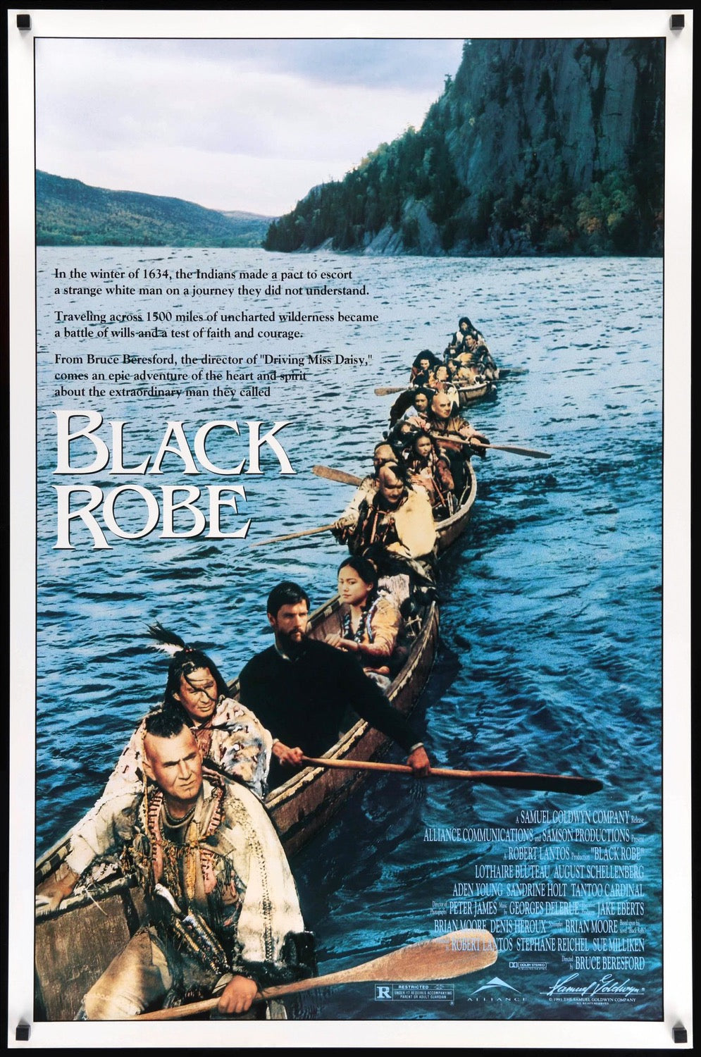 Black Robe (1991) original movie poster for sale at Original Film Art