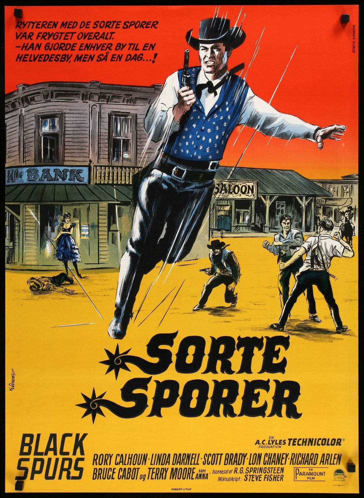 Black Spurs (1965) original movie poster for sale at Original Film Art
